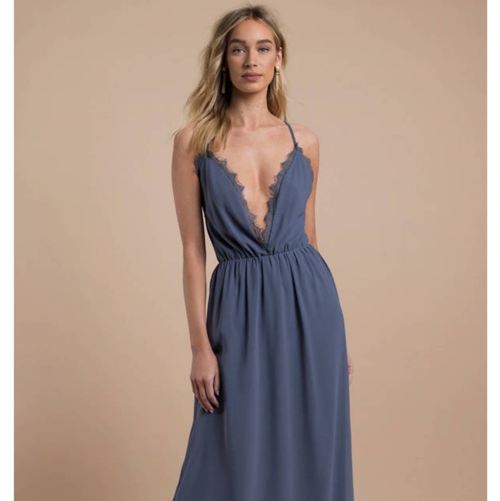 Abegayle Maxi Dress in Slate